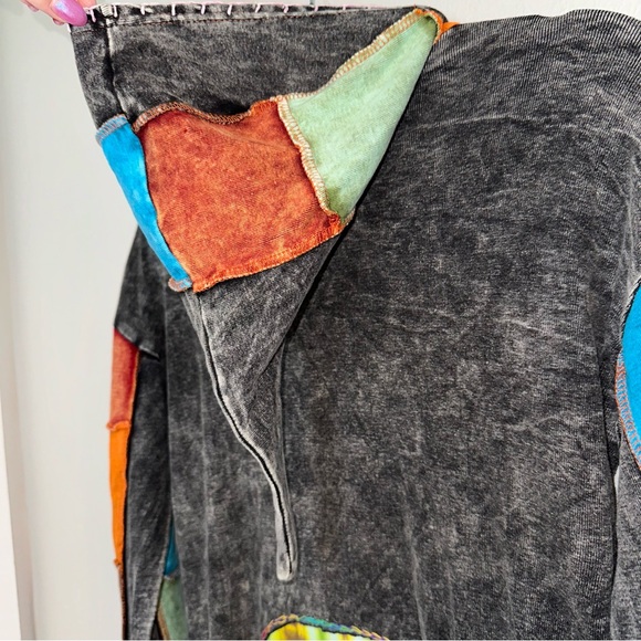 Shop Therapy- Hippie Patchwork Full Zip-up Hoodie - Picture 9 of 10